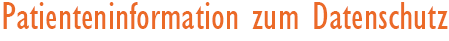 Datenschutz